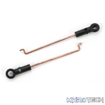 Servo Pushrod Set with/Ball Link (2): BM