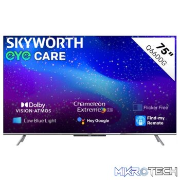 Skyworth 75 inch Q6600G Series QLED Google TV