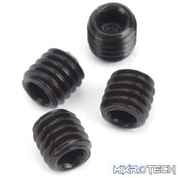 Socket Set Screws4mm x 4 (4pk)