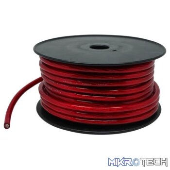 Solarix 16mm2 Battery Power Cable 30 Metre Roll Red