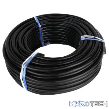 Solarix 16mm2 Battery Power Cable 50 Metre Roll Black