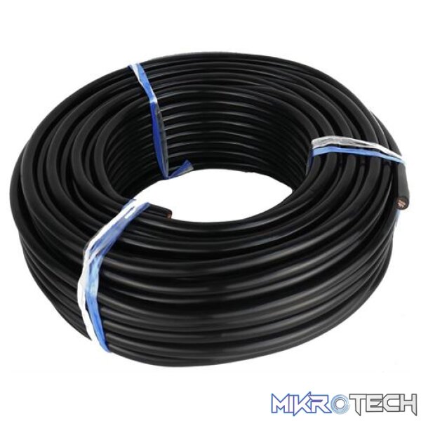 Solarix 16mm2 Battery Power Cable 50 Metre Roll Black Solarix 16mm2 Battery Power Cable 50 Metre Roll Black