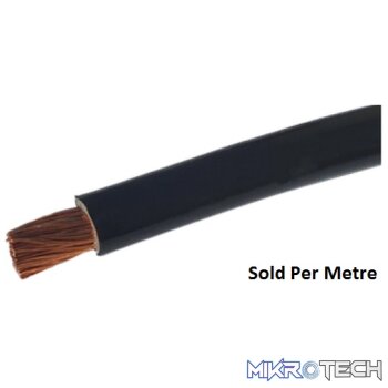 Solarix 16mm2 Battery Power Cable Per Metre Black