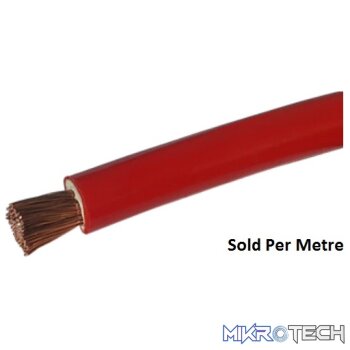 Solarix 16mm2 Battery Power Cable Per Metre Red