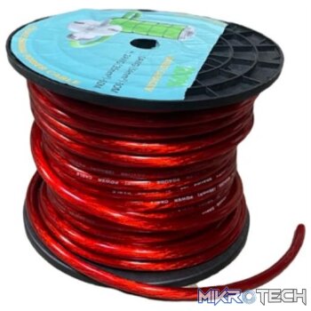Solarix 35mm2 Battery Power Cable 50 Metre Roll Red
