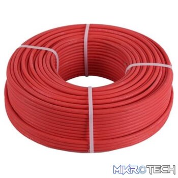 Solarix 6mm2 Single Core Solar Photovoltaic PV Cable Red 100 Metre Roll