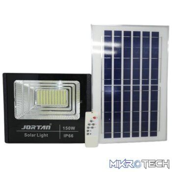 Solarix Jortam 150w Solar Flood Lamp With Solar Panel – High Quality Die Cast Aluminium Housing with Glass