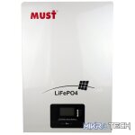 Solarix Must 51.2V 100Ah LiFePo4 Single Battery Module-LCD Control Panel - Image 4