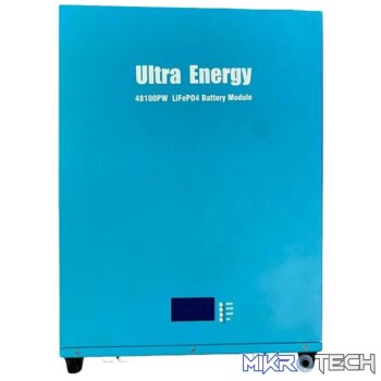 Solarix Ultra Energy Wall Mount 48V 100Ah LiFePo4 Single Battery Module – Nominal Voltage 48V