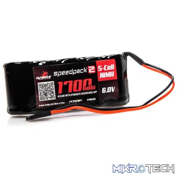 Speedpack2 6V 1700mAh 5C NiMH Flat Rece