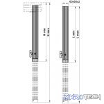 Alustage - Tle Telescopic Legs 800Mm - 1400Mm - Image 2