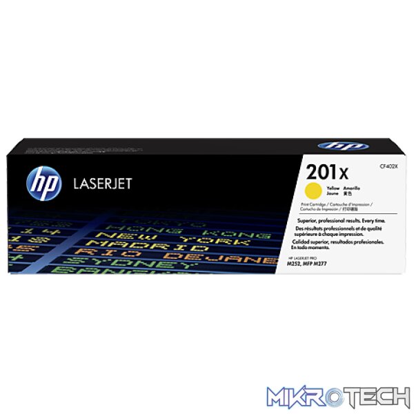 TO-H201XY HP cf402x no.201X Yellow Toner - Image 1