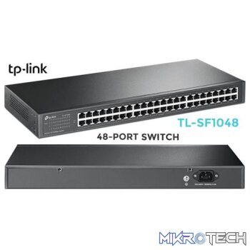 TP Link 48 Port 10 100Mbps Rackmount Switch