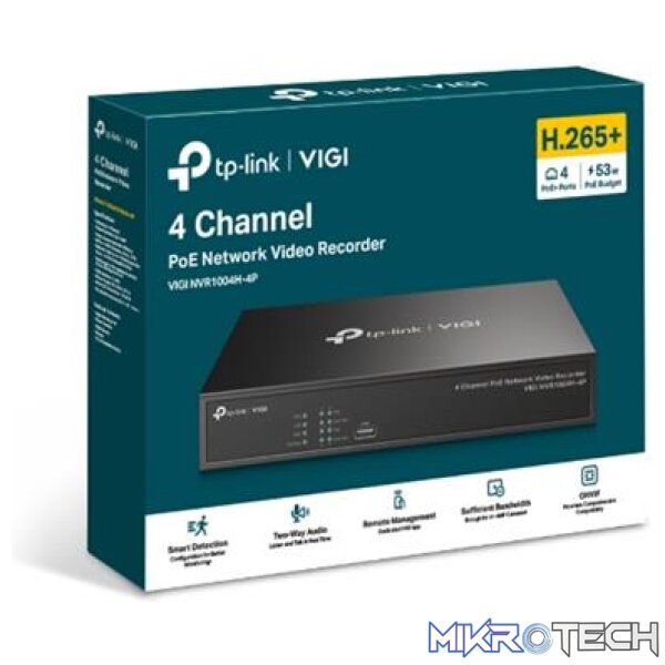 TP-Link 4ch NVR + POE 4K HDMI Video Output - Image 4