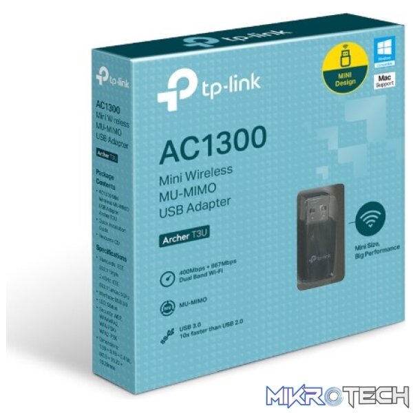 TP-Link AC1300 Mini Wireless MU-MIMO USB TP-Link AC1300 Mini Wireless MU-MIMO USB