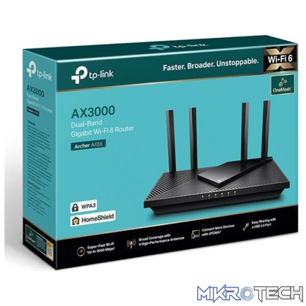 TP-Link AX3000 Dual Band Gigabit WIFI 6 - Image 2