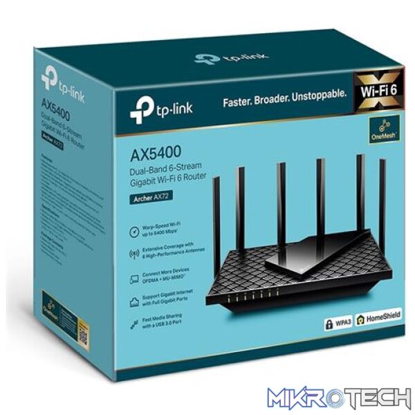 TP-Link AX5400 Dual Band Gigabit WIFI 6 - Image 4