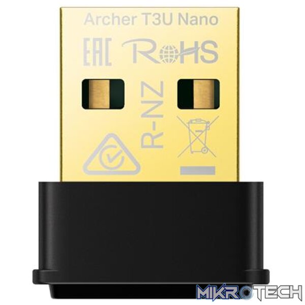 TP-Link Archer T3U Nano AC1300 Nano Wireless MU-MIMO USB Adapter TP-Link Archer T3U Nano AC1300 Nano Wireless MU-MIMO USB Adapter