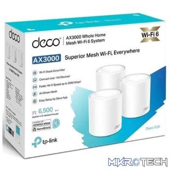 TP Link DECO X55 3 Pack Home Mesh System