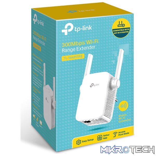 TP-Link TL-WA855RE 300Mbps Wi-Fi Range Extender - Image 3