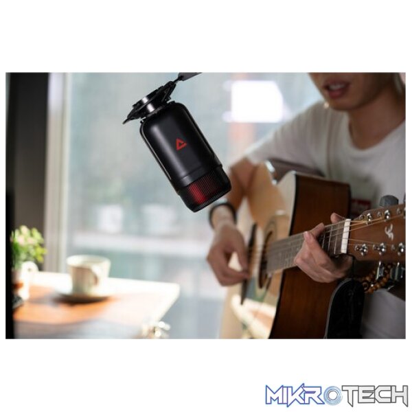 Thronmax Mdrill Zone Masterpiece XLR Microphone with Integrated all in one Shockmount Bundle Colour Black and Red - Image 2
