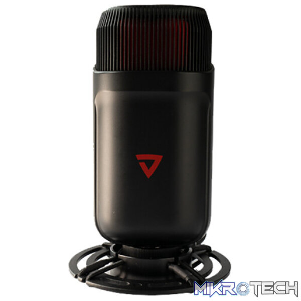 Thronmax Mdrill Zone Masterpiece XLR Microphone with Integrated all in one Shockmount Bundle Colour Black and Red - Image 4