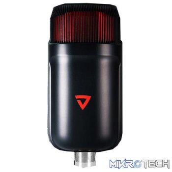 Thronmax Mdrill Zone Masterpiece XLR Microphone with Integrated all in one Shockmount Bundle Colour Black and Red
