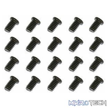 Tiny Head Machine Screw(2×3.2)x20pcs