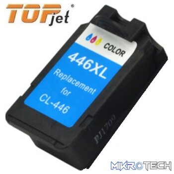 TopJet Generic Replacement Tri Colour Ink Cartridge for Canon CL446XL-Single Tri-Colour Cartridge