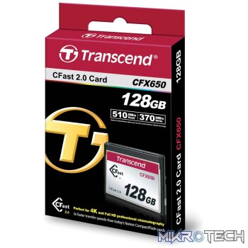 Transcend CFast 2.0 CFX650 128GB