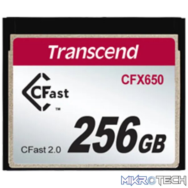 Transcend CFast 2.0 CFX650 256GB Transcend CFast 2.0 CFX650 256GB