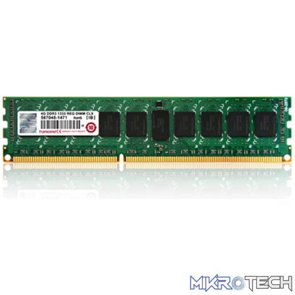 Transcend DDR3-1600 R-DIMM 4GB Transcend DDR3-1600 R-DIMM 4GB