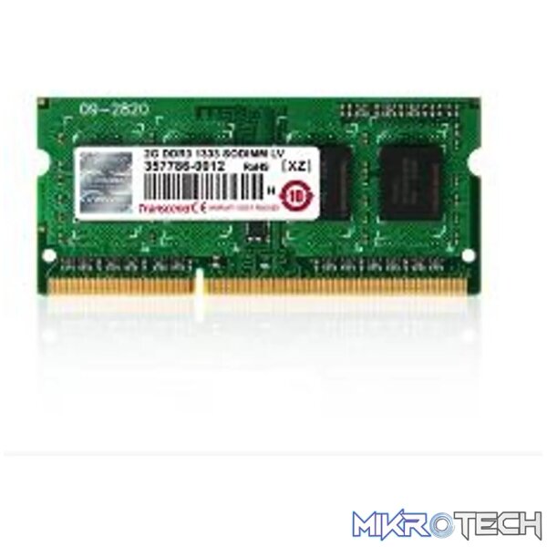 Transcend DDR3-1600 SO-DIMM 4GB Transcend DDR3-1600 SO-DIMM 4GB