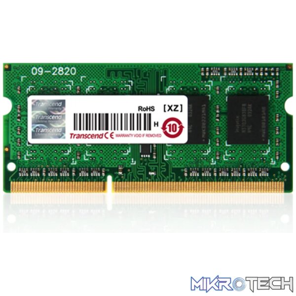 Transcend DDR3-1600 SO-DIMM 4GB Transcend DDR3-1600 SO-DIMM 4GB