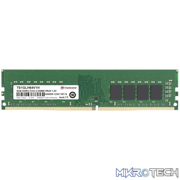 Transcend DDR4-2133 U-DIMM 8GB Transcend DDR4-2133 U-DIMM 8GB