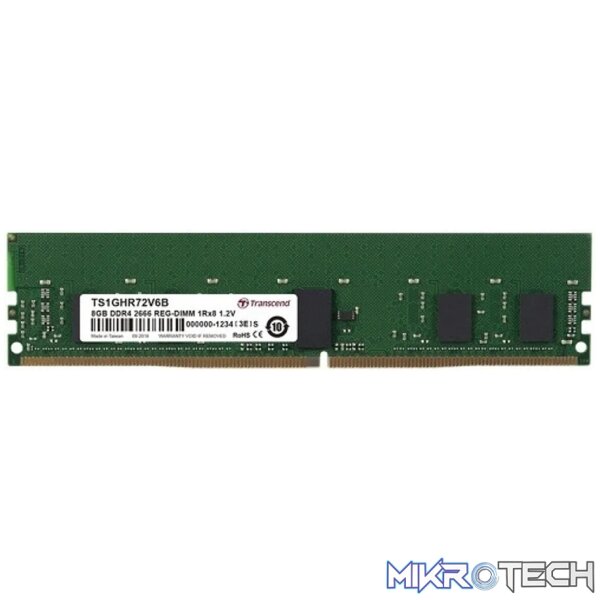 Transcend DDR4-2666 R-DIMM 8GB Transcend DDR4-2666 R-DIMM 8GB