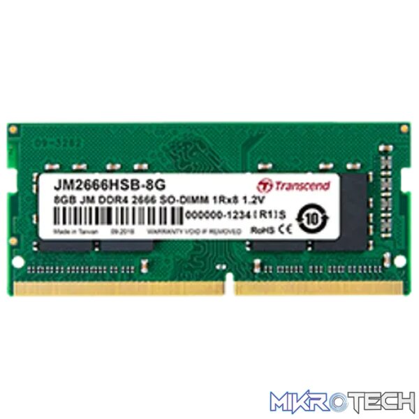 Transcend JetRam DDR4-2666 SO-DIMM 8GB Transcend JetRam DDR4-2666 SO-DIMM 8GB
