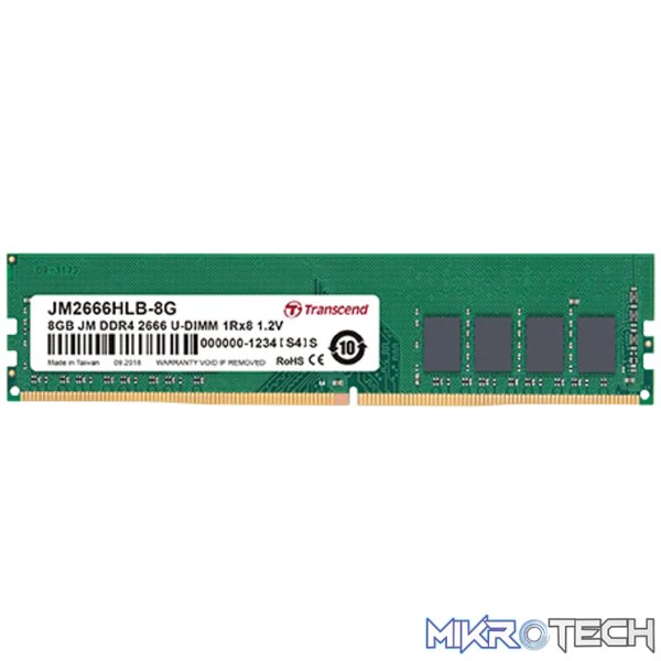 Transcend JetRam DDR4-2666 U-DIMM 16GB Transcend JetRam DDR4-2666 U-DIMM 16GB