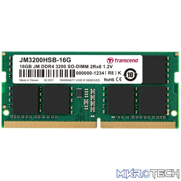 Transcend JetRam JM3200HSB-16G Transcend JetRam JM3200HSB-16G