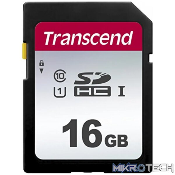 Transcend SD Card SDHC 300S 16GB Transcend SD Card SDHC 300S 16GB