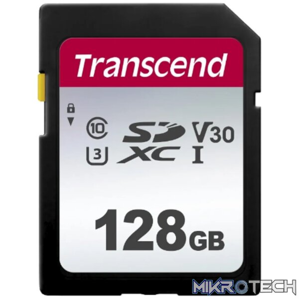 Transcend SD Card SDXC 300S 128GB Transcend SD Card SDXC 300S 128GB