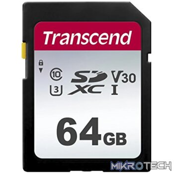 Transcend SD Card SDXC 300S 64GB