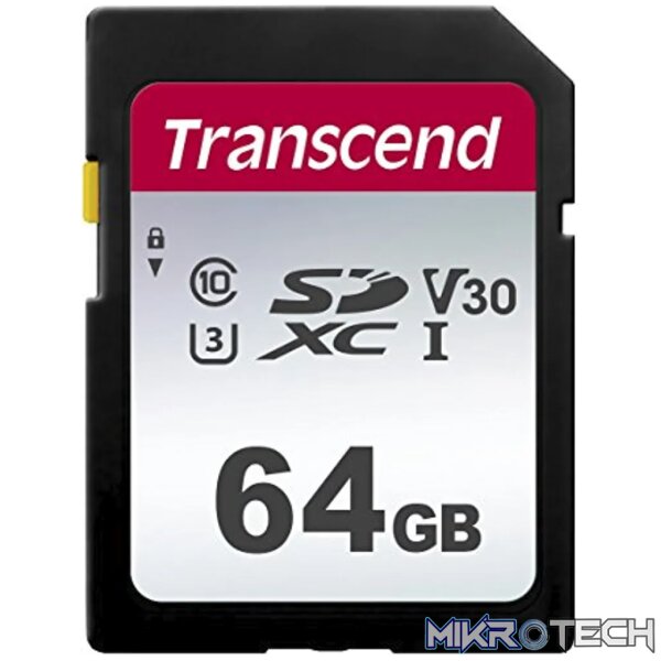 Transcend SD Card SDXC 300S 64GB Transcend SD Card SDXC 300S 64GB
