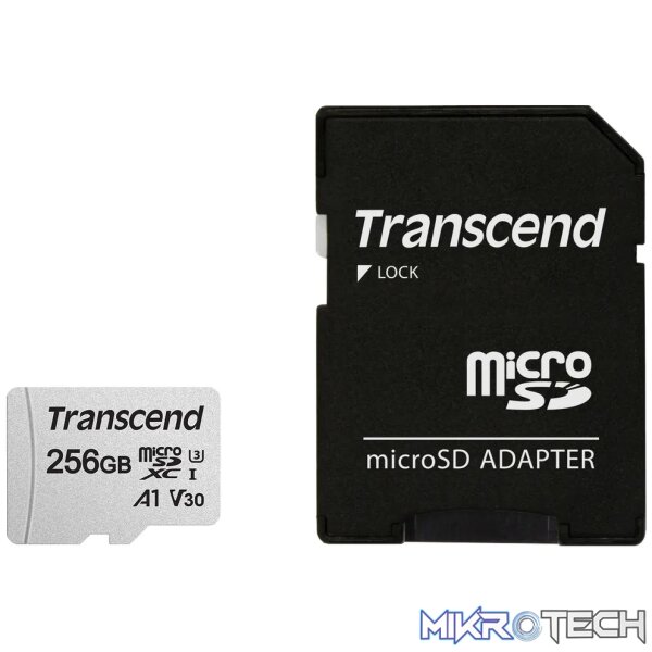 Transcend microSD Card SDXC 300S 256GB with Adapter Transcend microSD Card SDXC 300S 256GB with Adapter
