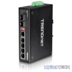 TrendNet 6-Port Hardened Industrial Gigabit DIN-Rail Switch - Image 2