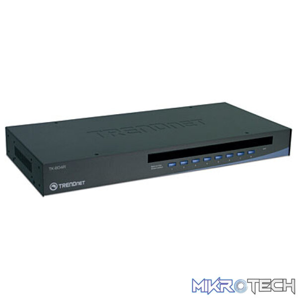TrendNet (TK-804R)8 Port Stackable Rack Mount KVM Switch with On Screen Display - Image 2