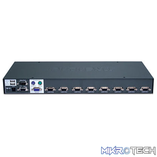 TrendNet (TK-804R)8 Port Stackable Rack Mount KVM Switch with On Screen Display - Image 3