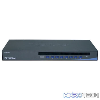 TrendNet (TK-804R)8 Port Stackable Rack Mount KVM Switch with On Screen Display