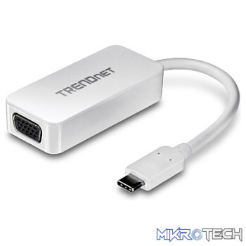 TrendNet (TUC-VGA) USB Type C to VGA HDTV Adapter