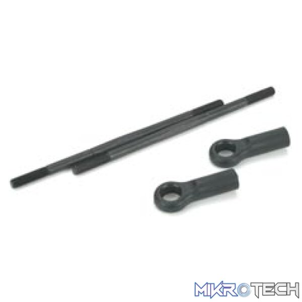 Turnbuckle Set w/End 93mm (2): LST/2 X Turnbuckle Set w/End 93mm (2): LST/2 X